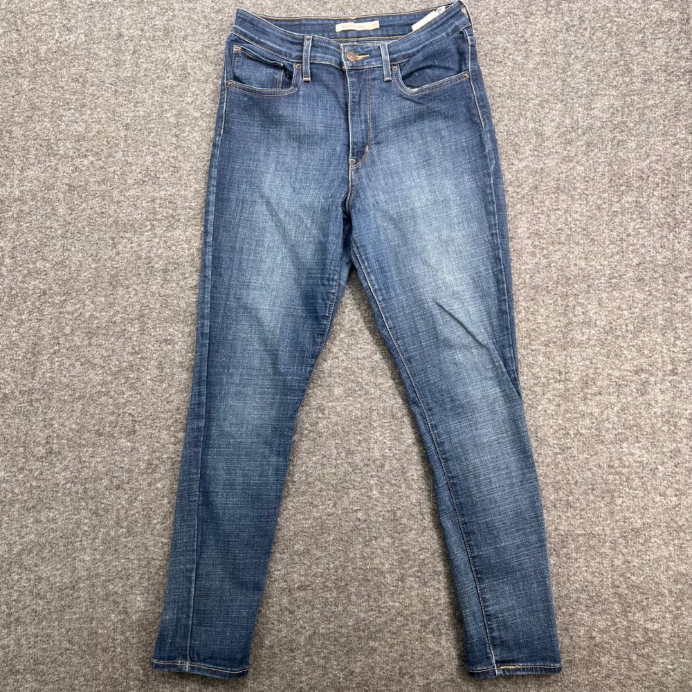 Levis 721 High Rise Skinny Jeans Womens‎ 30 Medium Wash Blue Denim High Waisted